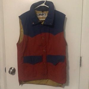 Camp 7 vintage outdoor puffy vest men’s small